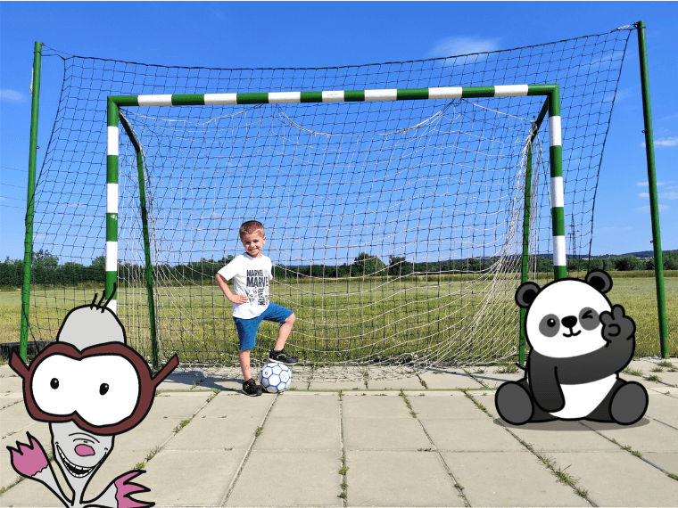Vakond és Panda focizik Biatorbágyon